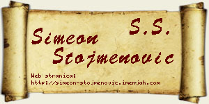 Simeon Stojmenović vizit kartica